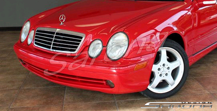 Custom Mercedes CLK Front Bumper  Coupe & Convertible (1998 - 2002) - $550.00 (Part #MB-010-FB)